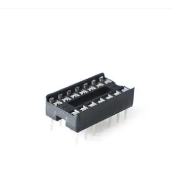 

50pcs/lot IC socket base 14P DIP14 foot IC chip mounting IC socket In Stock