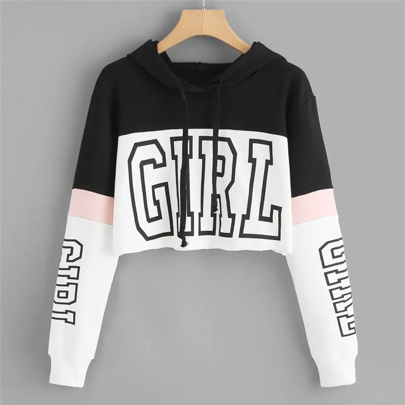 

Hoodies Women Sweatshirts 2020 Casual Print Hoody Shirt Long Sleeve Jumper Hooded Pullover Tops For Female 0912