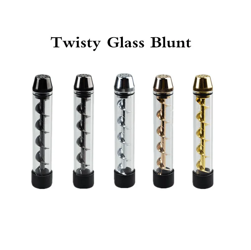 Hight quality e cigarette Twisty glass Blunt easy Twisting and Vaping