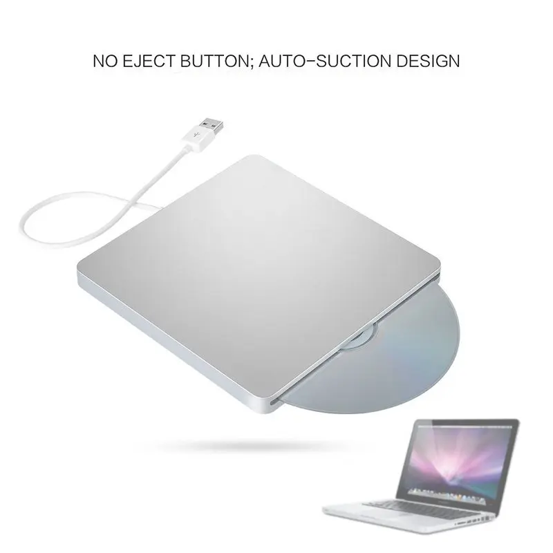 Оптический dvd-rw привод USB2.0 слот нагрузки внешний DVD/CD-RW горелки - Цена: 