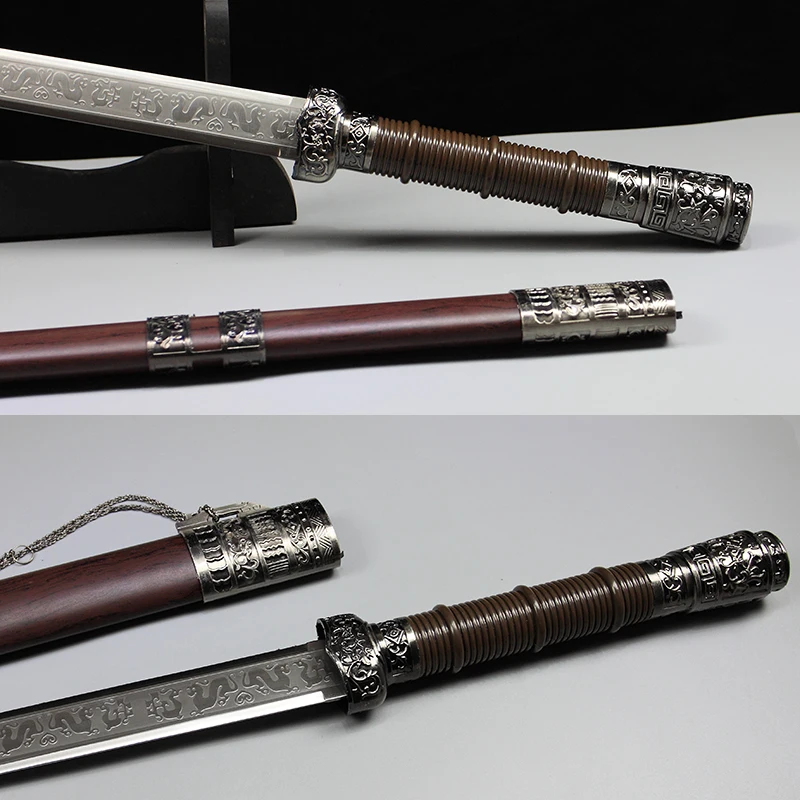 Древние китайские лезвия Excalibur из нержавеющей стали общая длина 100 см Общий вес 1 25