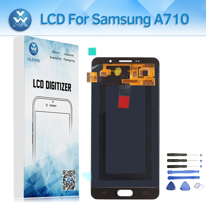 Super AMOLED LCD Display for Samsung Galaxy A7 2016 A710 SM A710F A710M