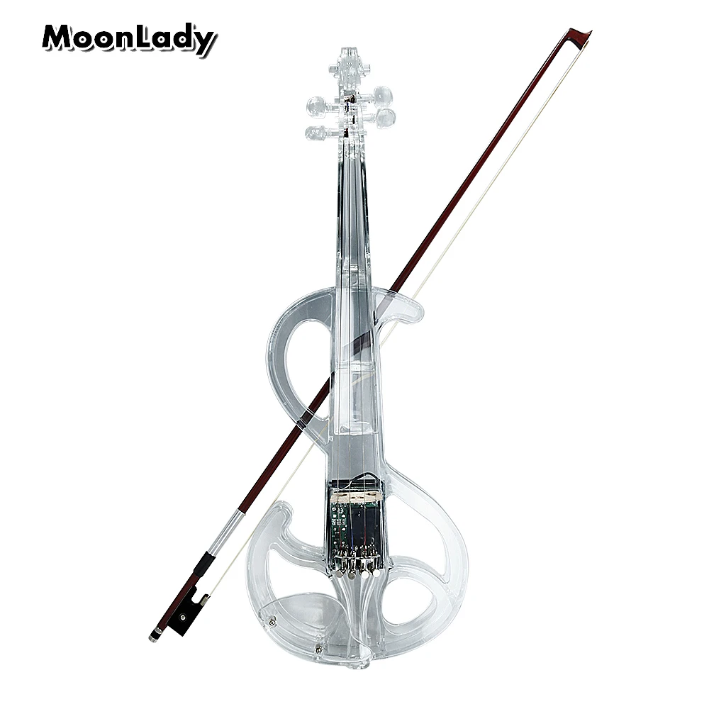 Transparen Electric Violin High Quality Plastic Musical Instruments