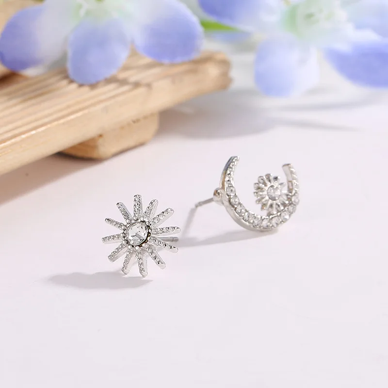 Женские серьги гвоздики New Star Moon модные в Корейском стиле изысканные