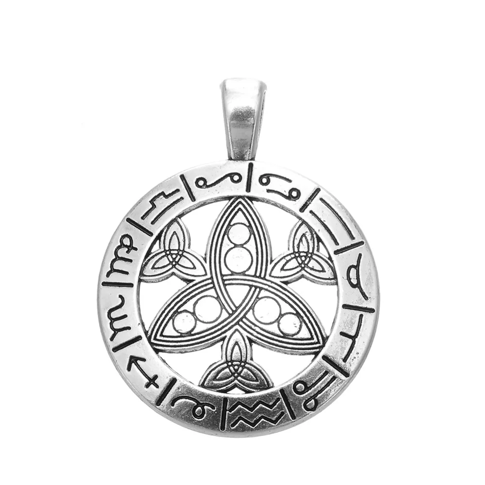 Зажим Dawapara Triquetra Trinity для шармов браслетов этнические ювелирные изделия Подвески