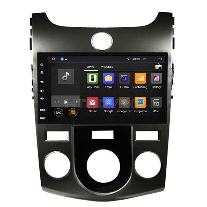 Perfect YMODVHT 9inch Octa Core 4GB+32GB Android 9.0 Car DVD for Kia Cerato/Forte 2008-2012 Radio Stereo GPS Navigation (Auto/Manual) 2