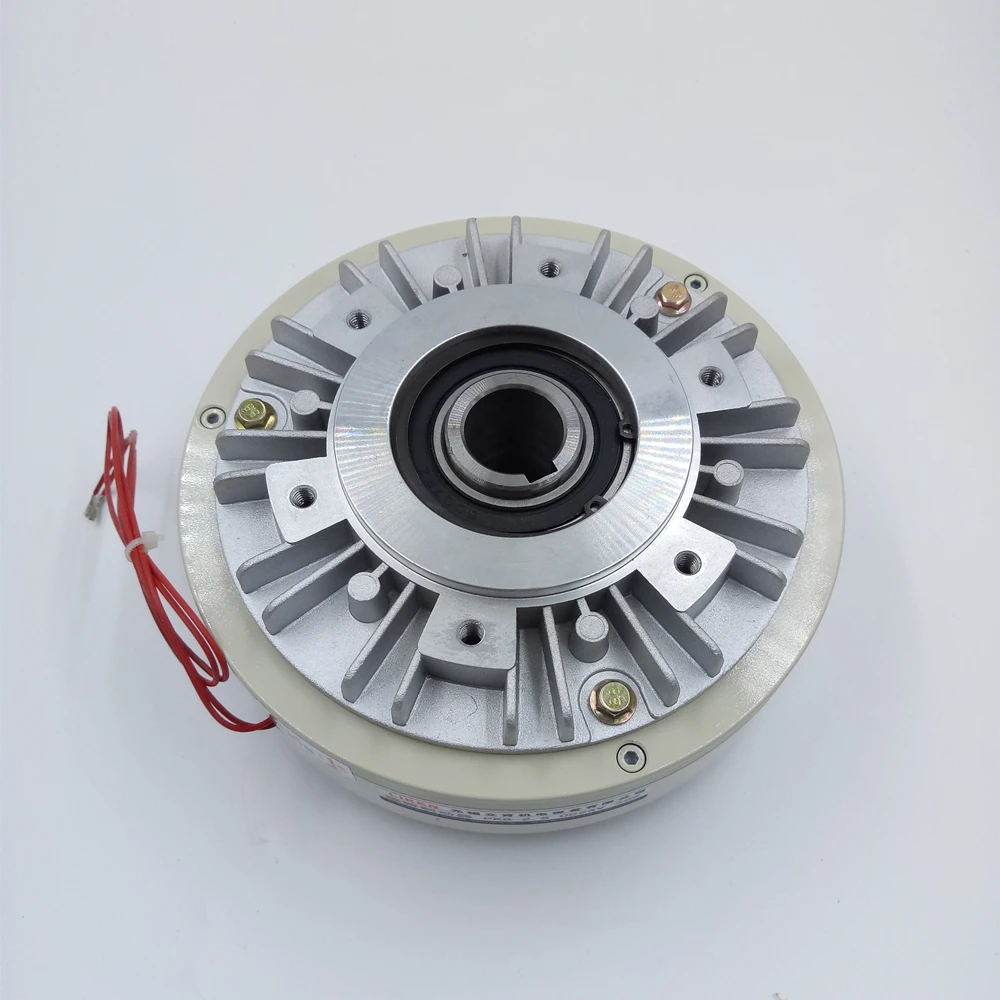 25NM Magnetic Powder Brake with Hollow Shaft 25mm Center Distance 90mm DC24V 1500RPM Max Speed for Packaging Machinery