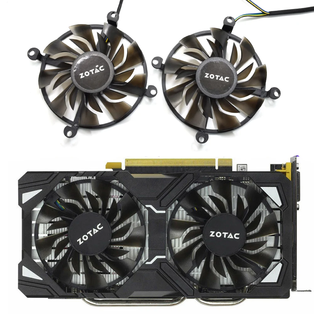 85mm 4pin Cooling Fan Sleeve Bearing For Zotac Gtx1060 Ha Geforce Gtx 1060 6gd5 Gtx960 4gd5 Video Graphics Card Cooler Fans Fans Cooling Aliexpress