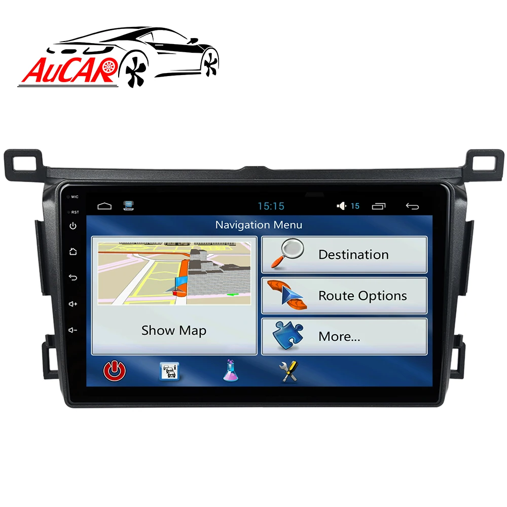 Sale 9" 2 Din 1 Din Android 8.1 Car Radio for Toyota RAV4 2013 2014 2015 2016 2017 2018 2019 Stereo Video GPS Multimedia 5