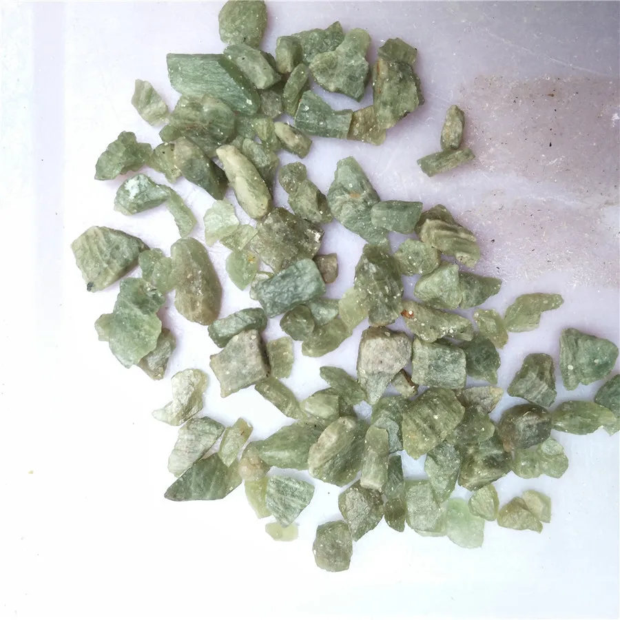 Dhx SW 100 г зеленый Апатит грубой драгоценных камней для ювелирных изделий DIY+++ Качество