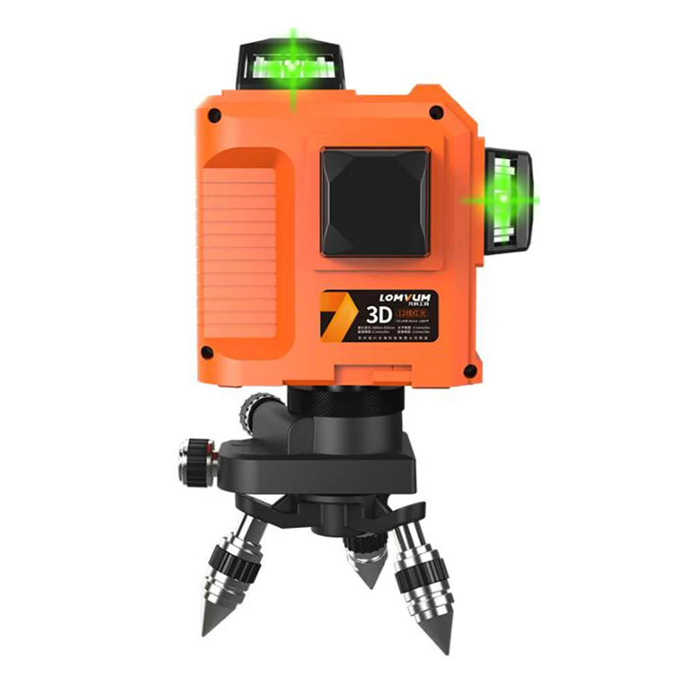 

360 Electronic Self Leveling Rotary Green Medidor 3D Laser Level Digital 12 Line Construction Building Nivel A Laser Plumb Level