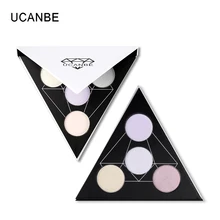 UCANBE бренд Новинка 4 цвета поляризационный Хайлайтер для макияжа Палитра Аврора светящийся набор Осветляющий стойкий подсвечивающий порошок