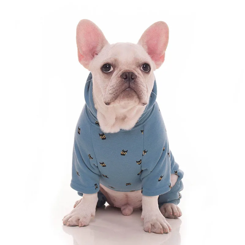 Одежда для собак для маленьких собак осень зима теплый комбинезон для Щенок Чихуахуа плотное пальто Комбинезоны для французского бульдог домашнее животное костюм