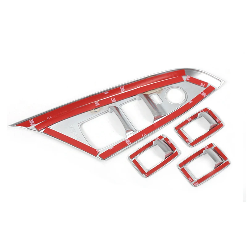 Для BMW X3 F25 X4 F26 2013 2014 2015 2016 2017 углеродное волокно текстура/Серебряный