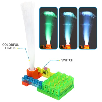 

Cheap Blocks, Electronic constructor building block designer kits for kids,discover electronic science project circuit education