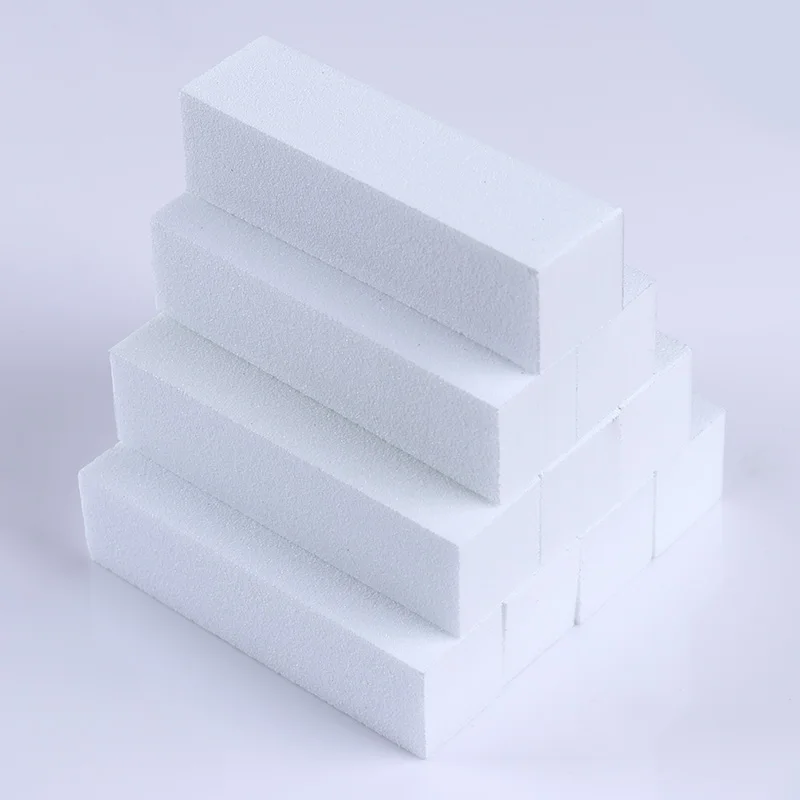 

10Pcs/set White Nail Buffers Sanding Grinding Polishing Block File Trimmer Pedicure Manicure Nail Art Tool for UV Gel Polish