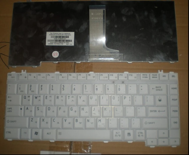 New QWERTY KOREAN Laptop Keyboard For Toshiba Satellite A200 A205.