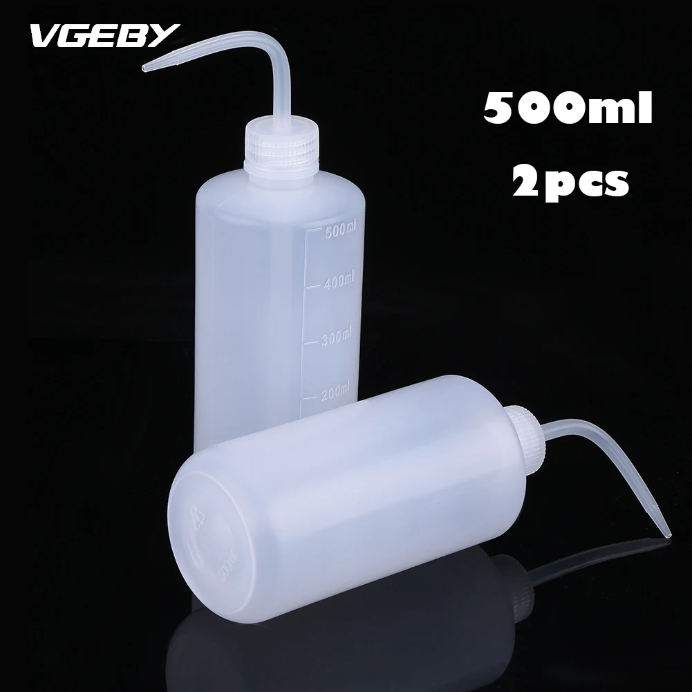 

2 x 500ml Tattoo Accessories Convenient Tattoo Bottlel Tattoo Diffuser Green Soap Supply Wash Squeeze Bottle Lab Non-Spray