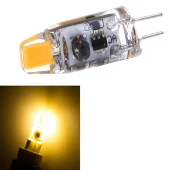 

New G4 1.5W 0705 AC 12V COB LED Dimmable Bulb White/Warm White Transparent Silicone Light Lamp 30 X 10mm