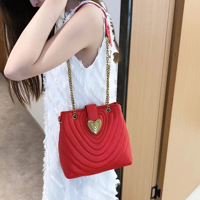 

High Quality PU Leather Women Handbag Messenger Bags Female Fashion Women's Shoulder Bag Female Ladies Handbags Crossbody Bag #2