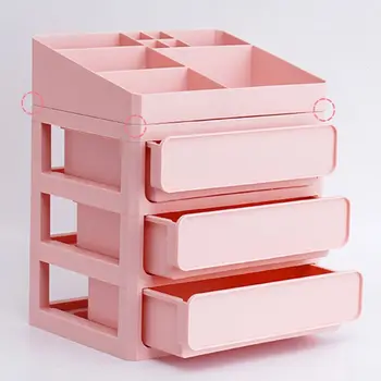 

DIY Multi-layer Plastic Drawers Makeup Container Organizer Case Storage Box Jewelry Cosmetic Office Boxes