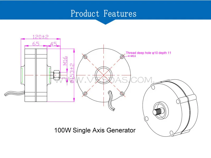 100W X3