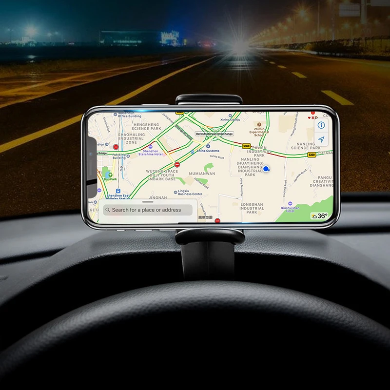 Новинка 2019 держатель для телефона типа HUD зажим подставка на автомобильной