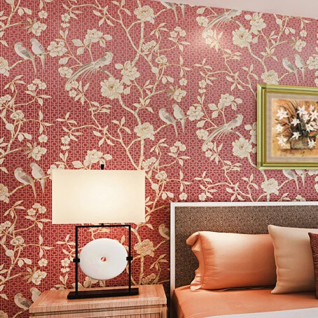 Chinese Retro Bird Wallpaper 3D Embossed Non-woven Wallpaper Roll Chinese Natural Mural Wall Paper Living Room Bedroom Wallpaper Chinese Retro Bird Wallpaper 3D Embossed Non-woven Wallpaper Roll Chinese Natural Mural Wall Paper Living Room Bedroom Wallpaper