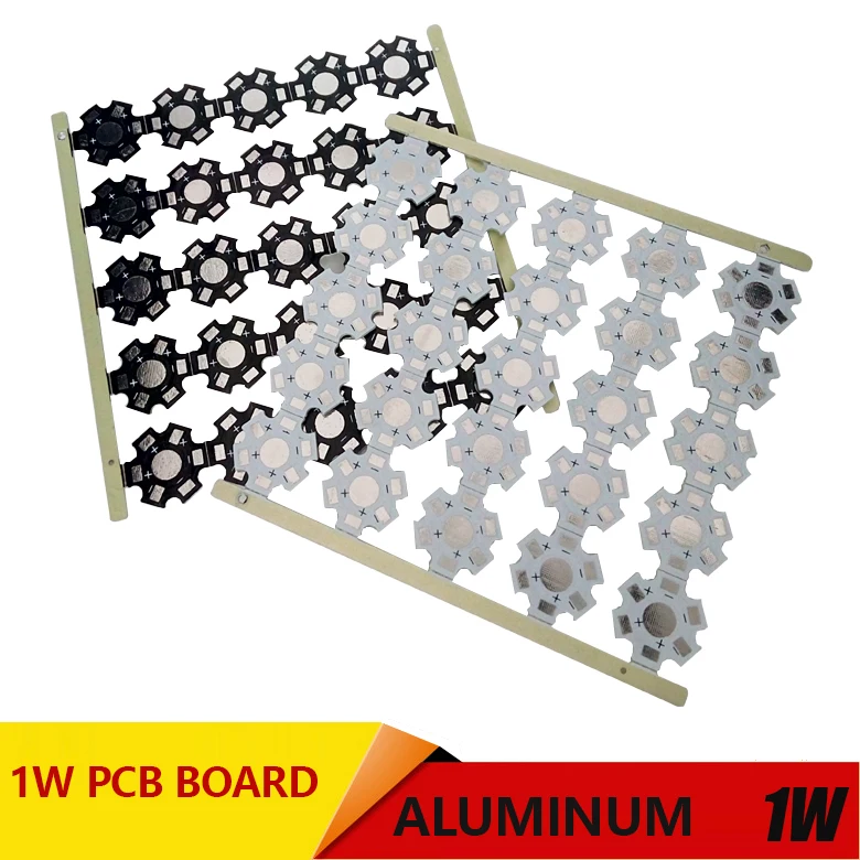 1W 3W LED Heat Sink Aluminum Base Plate PCB Board Substrate 20mm Star