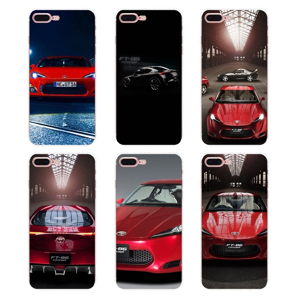 Soft Shell Крышка крутой спортивный автомобиль toyota ft 86 для htc U11 один M7 M8 A9 M9 M10 E9 Desire 630 530