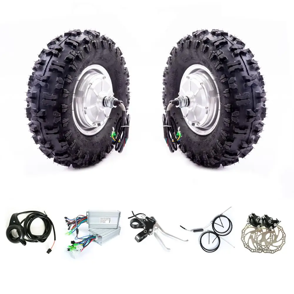 Excellent 13" Tyres Off-Road ATV 24v 36v 350w 500w 800w 48v 1000w Electric Bicycle Kit Electric Scooter EVO DIY Kit Hand Made Accessories 0