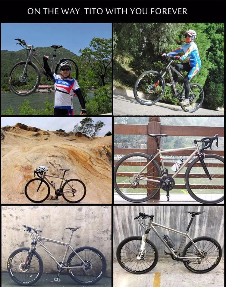 TiTo титановый сплав MTB велосипед XT серебро костюмы 20 скоростей или 30 скоростей 26 27,5 колесных групп титановый велосипед