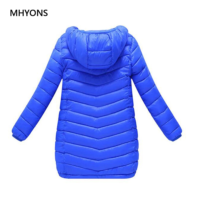 MHYONS 2018 зимняя куртка для девочек и мальчиков одежда с хлопковой подкладкой