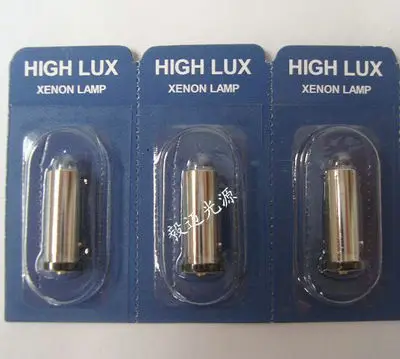 

10pcs Alternative WelchAllyn 03000 3.5V 0.72A lamp,Direct ophthalmoscope halogen bulb,HIGH LUX for Welch Allyn WA 03000