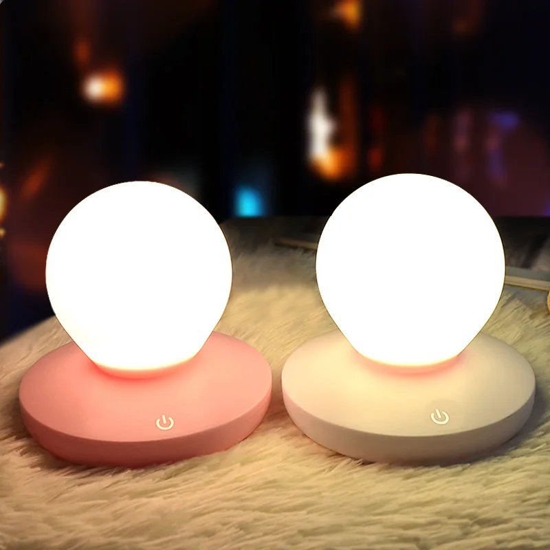 

Jiaderui Mini Baby Table Night Light Touch Sensor Silicone Pat Atmosphere Lamp USB Recharge for Kids Children Birthday Best Gift