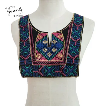 

New arrive Ethnic style Sewing Craft Lace Fabric Embroidered Lace Neckline Collar DIY Clothing Supplies Accessories Scrapbooking