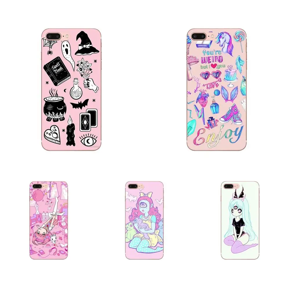 

Girly Pastel Witch Goth For Huawei Honor Mate 7 7A 8 9 10 20 V8 V9 V10 G Lite Play Mini Pro P Smart TPU Case Accessories