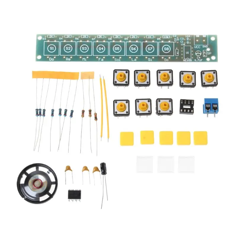 

NE555 Electronica Organ DIY Kit Module Mini Piano Implement Board Spare Parts