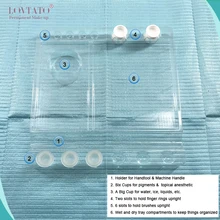 Новое поступление, топ модные аксессуары для микроблейдинга, пму и поднос для микроблейдинга, Перманентный держатель для инструментов для макияжа, 10 штук