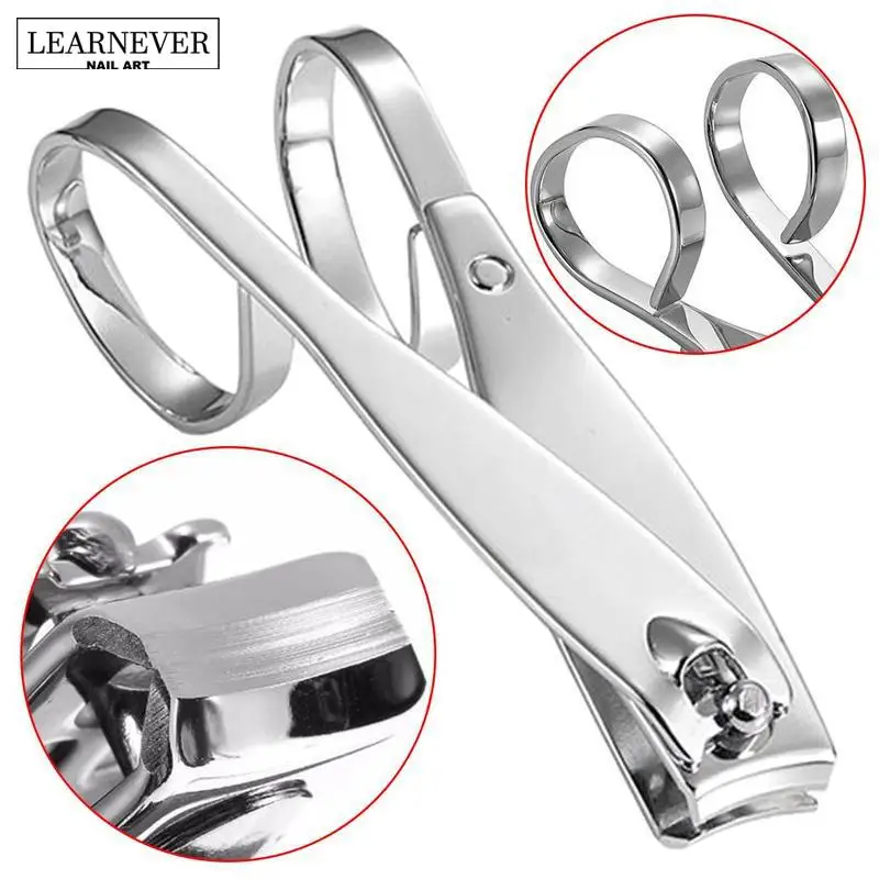 

LEARNEVER High Quality Nail Clippers Carbon Steel Nail Clippers Creative Boutique Nail Professional Manicure Trimmer