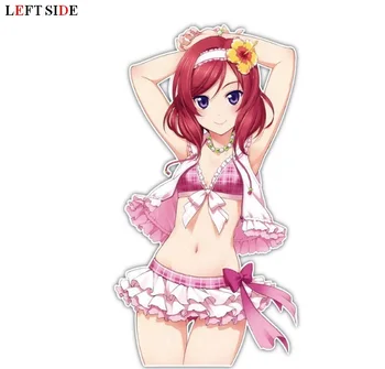

LEFT SIDE Car Stickers Customizable DIY Waterproof 3D Car stying Anime Vinyl Sticker For Car And Window Sticker Cool graphics