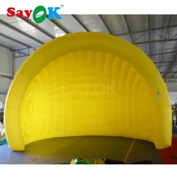 Best 5xH3.6 M Giant Inflatable Advertising Tent With Air Blower For Exhibition Trade Show Business Rent