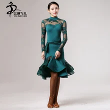 NEW Latin salsa Cha cha Tango Ballroom Dance Dress Top & Skirt