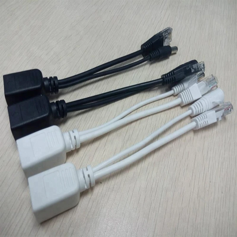 POE адаптер 12-48 В Пассивный адаптер питания через Ethernet POE кабель сплиттер инжектор для IP DC камера видеонаблюдения мужской и женский