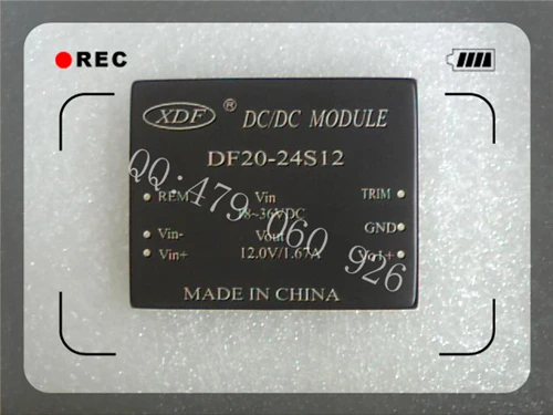 

[ZOB] XDF xindafei power module 20W 24V 12V DC-DC DF20-24S12 --5PCS/LOT