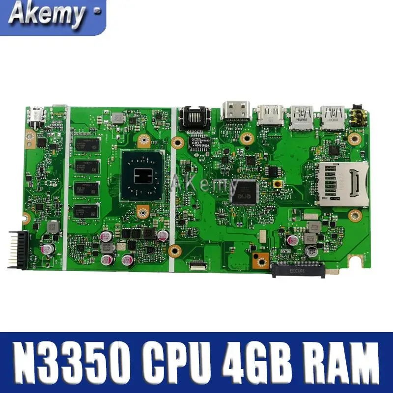 X541NA اللوحة الأم ل ASUS X541NA اللوحة المحمول X541NA اللوحة X541N اللوحة اختبار 100% موافق N3350 CPU 4 GB RAM