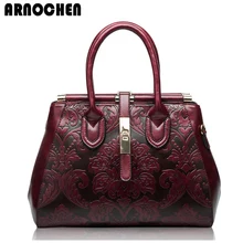 Ретро Для женщин кожа Сумки роскошные кожаные сумки через плечо для Для женщин плечо сумка bolsa feminina WYQ232