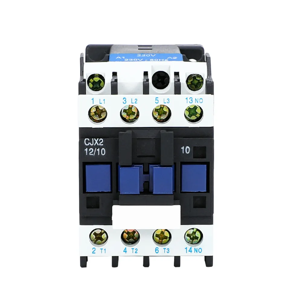 Контактор CJX2-1210 12A переключатели LC1 AC напряжение контактора 380V 220V 110V с плавающим