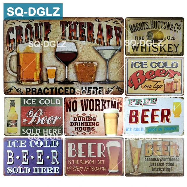Drink Cold Beer Plaque Vintage Metal Tin Sign Welcome to Texas Metal Poster  Retro Wall Decor for Bar Pub Club Beer House - AliExpress
