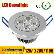 LED Spotlight 9W 12W 15W Epistar LED Recessed Cabinet Wall Spot Down light Ceiling Lamp Cold Warm White For Home Lighting zk50